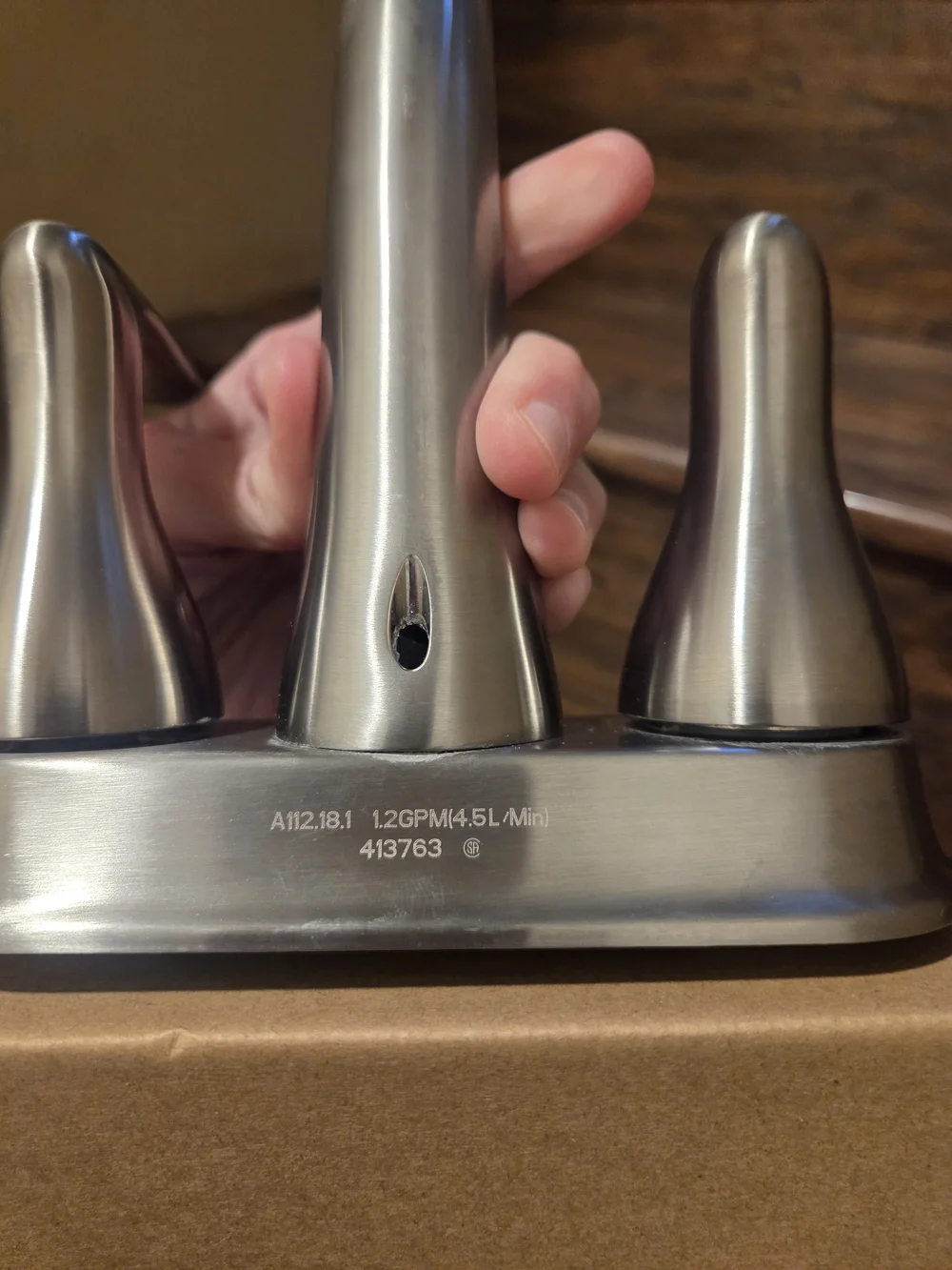 Delta Foundations 4-in centerset 2-handle WaterSense Mid-arc Faucet